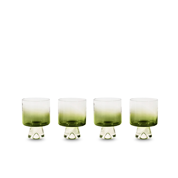 Tom Dixon - Tank Gift Set Low Ball Glasses x 4 Green