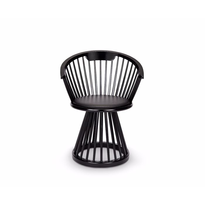 Fan Dining Chair Black