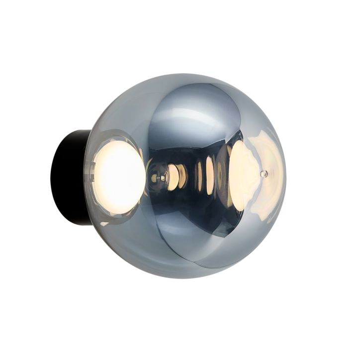 Globe Surface LED Silver 