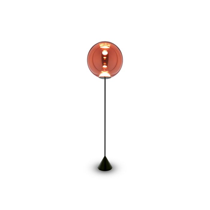 Globe Cone Floor Light LED Copper