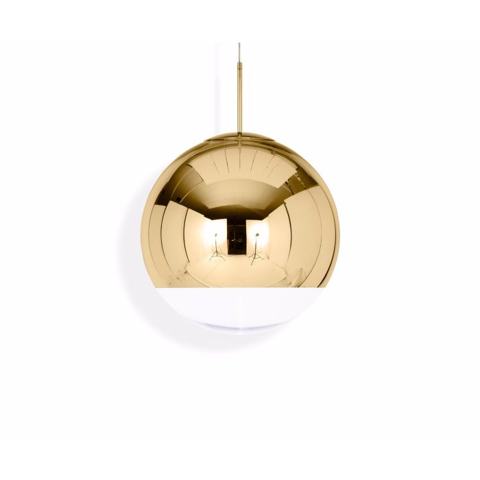 Lampada a Sospensione Mirror Ball LED Oro 50cm