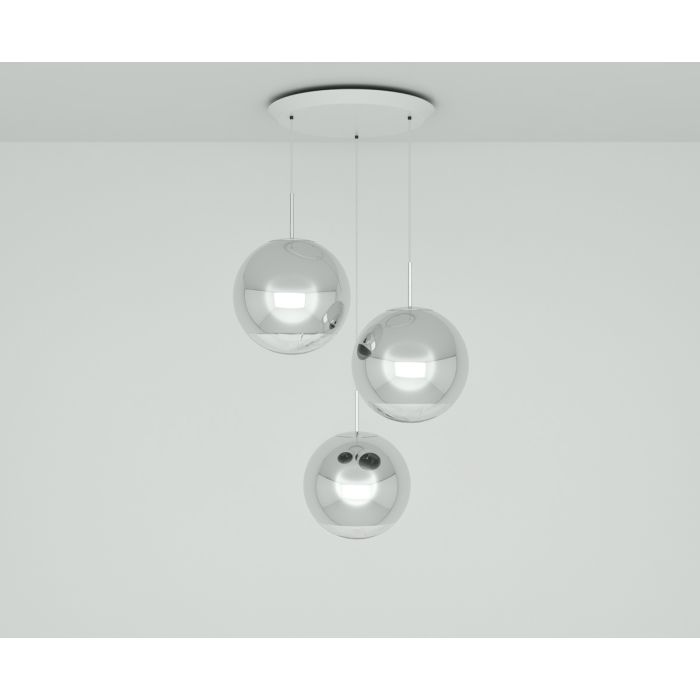 Mirror Ball LED 40cm Round Pendant System