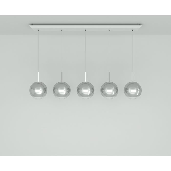 Sistema a sospensione lineare Mirror Ball LED 25cm