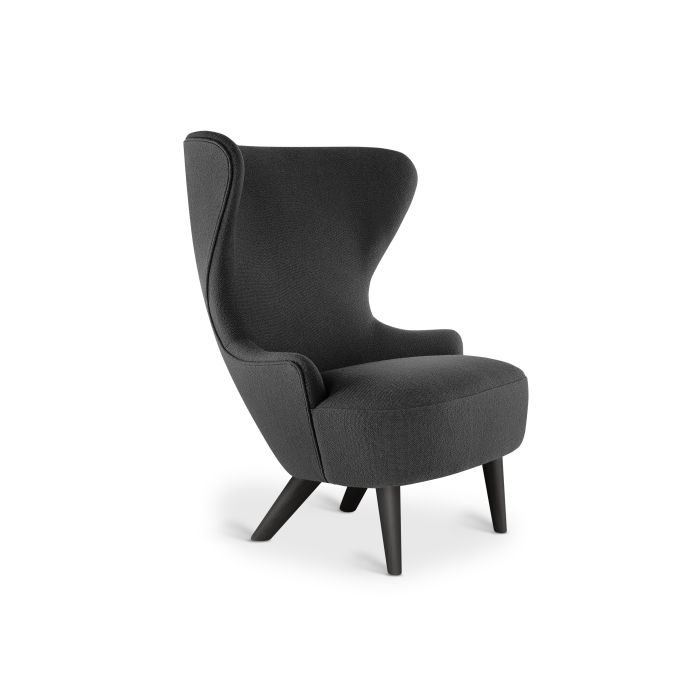 Micro Wingback Chair Black Leg Hallingdal 65