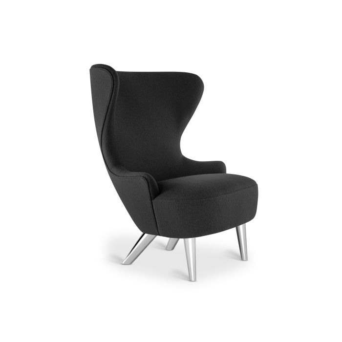Micro Wingback Chair Chrome Leg Hallingdal 65