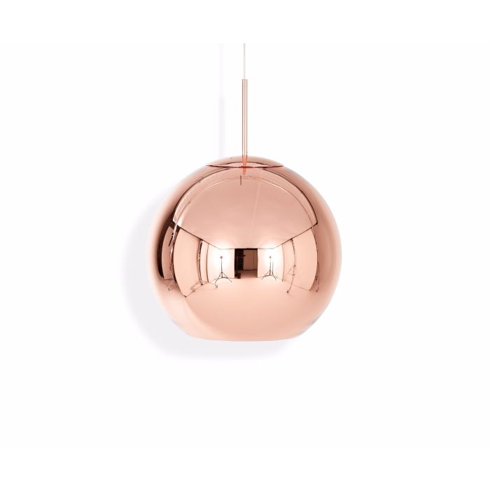 Copper LED Pendelleuchte rund 45cm