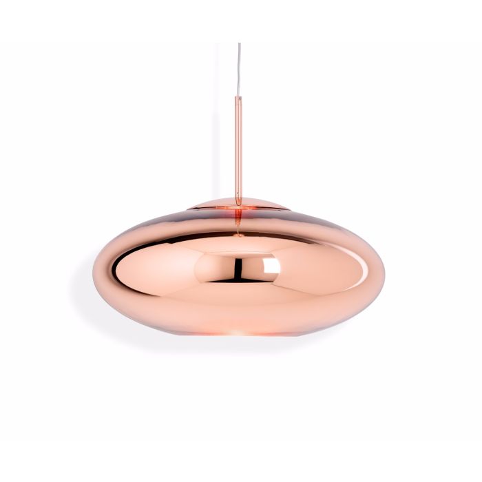 Copper LED Wide Pendant