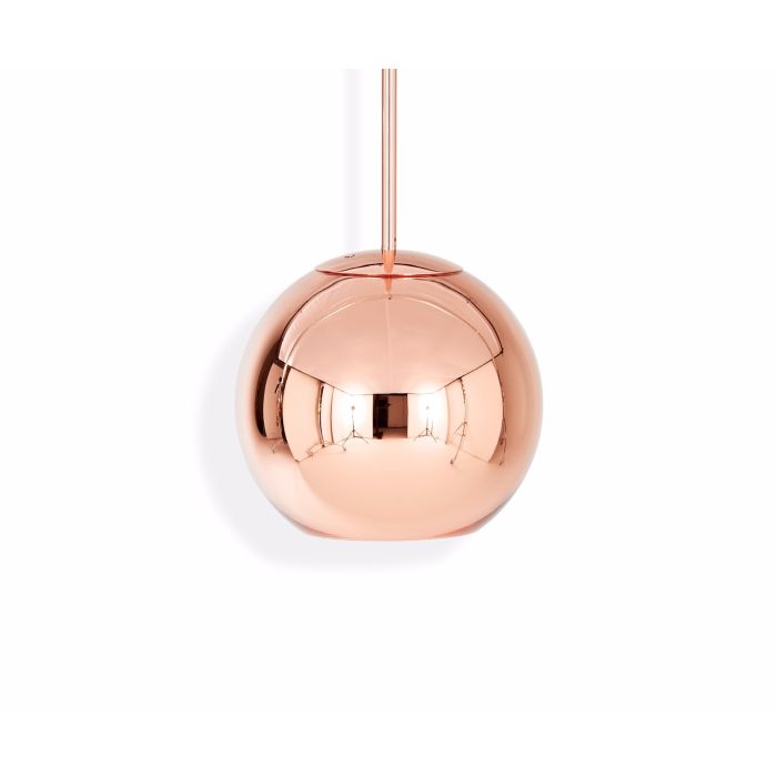Copper LED Pendelleuchte rund 25cm