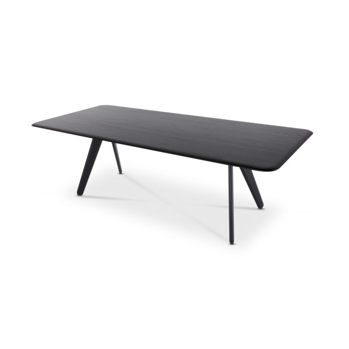 Slab Tisch Schwarz 2.4m
