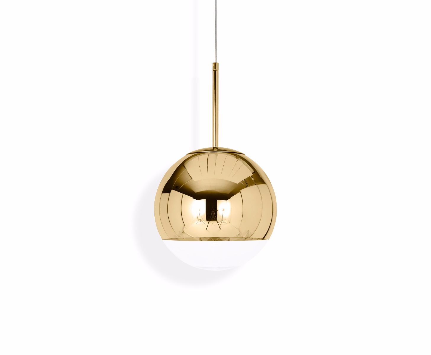 Tom Dixon - Mirror Ball LED Pendant Gold 25cm
