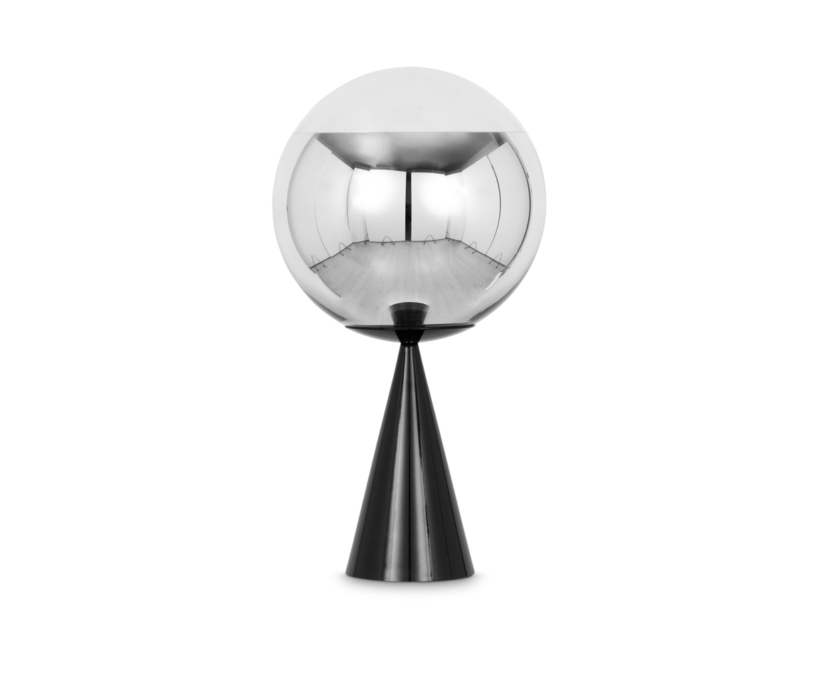 Tom Dixon - Mirror Ball Cone Fat Table Silver LED