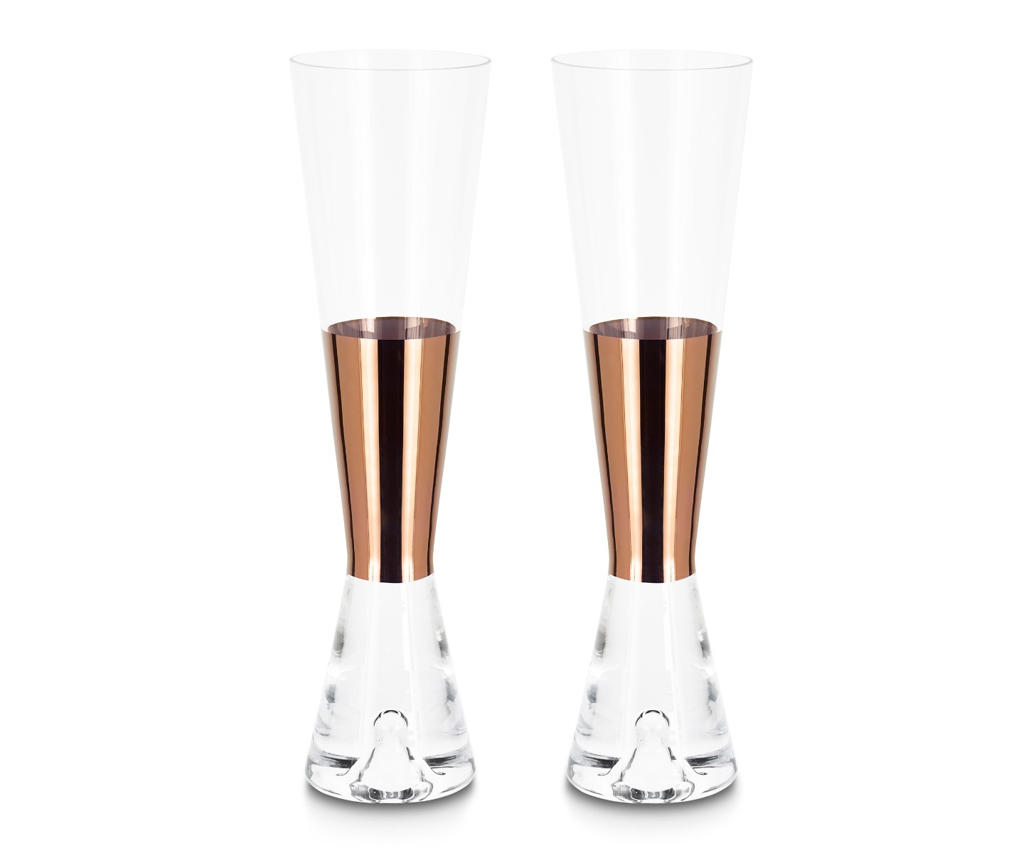 Tom Dixon - Tank Copper Champagne Glasses Set x 6