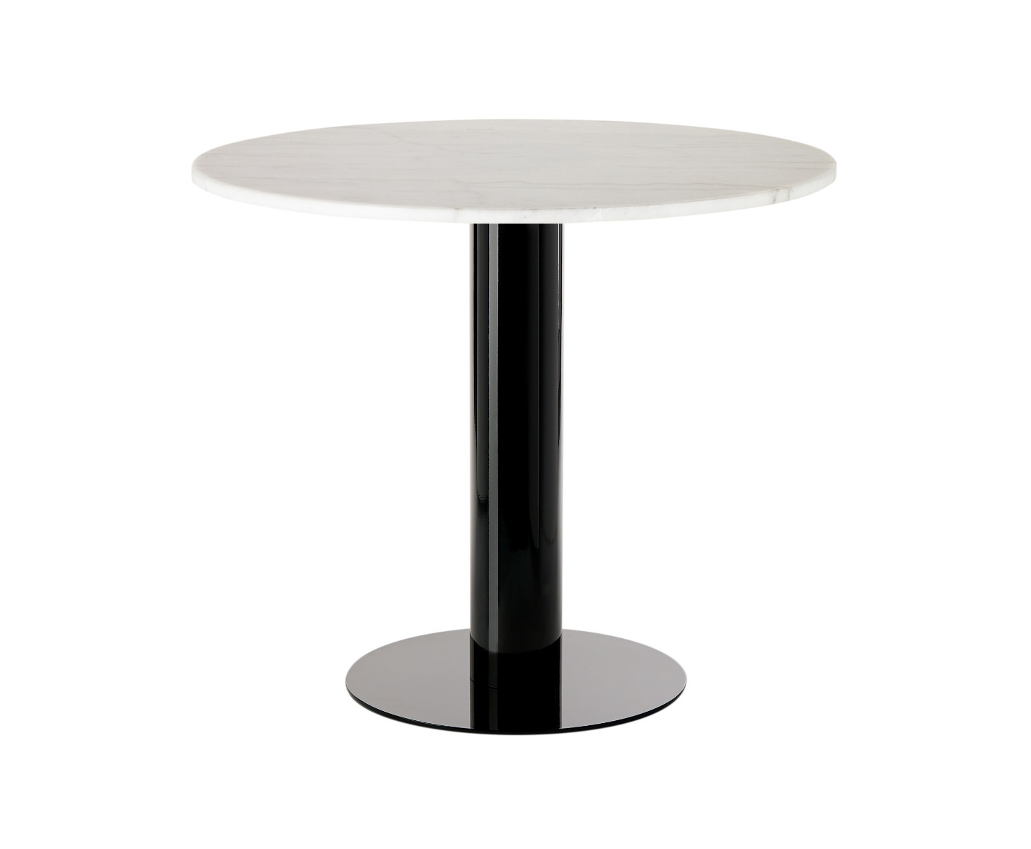 Tom Dixon - Tube High Table White Marble Top 900mm