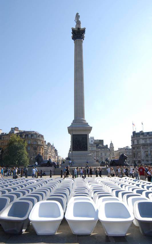 Tom Dixon Trafalgar sq polystyrene chair grab