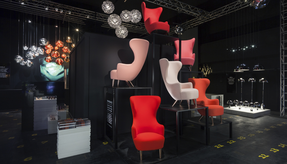 New Wingback launched at Milan by furniture designer Tom Dixon