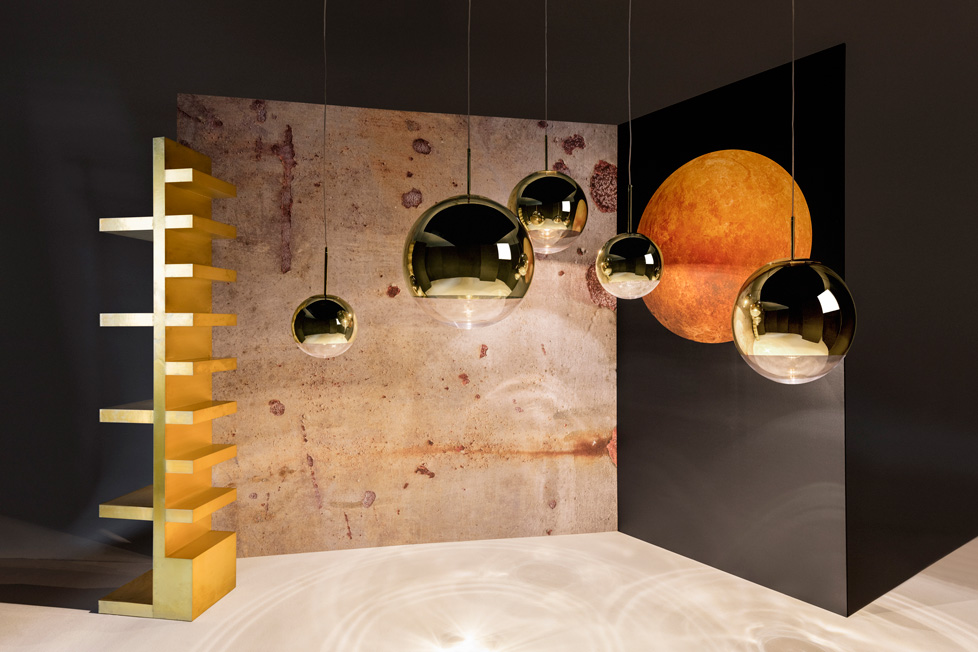 MIRROR BALL by Tom Dixon also featuring SCREW tables